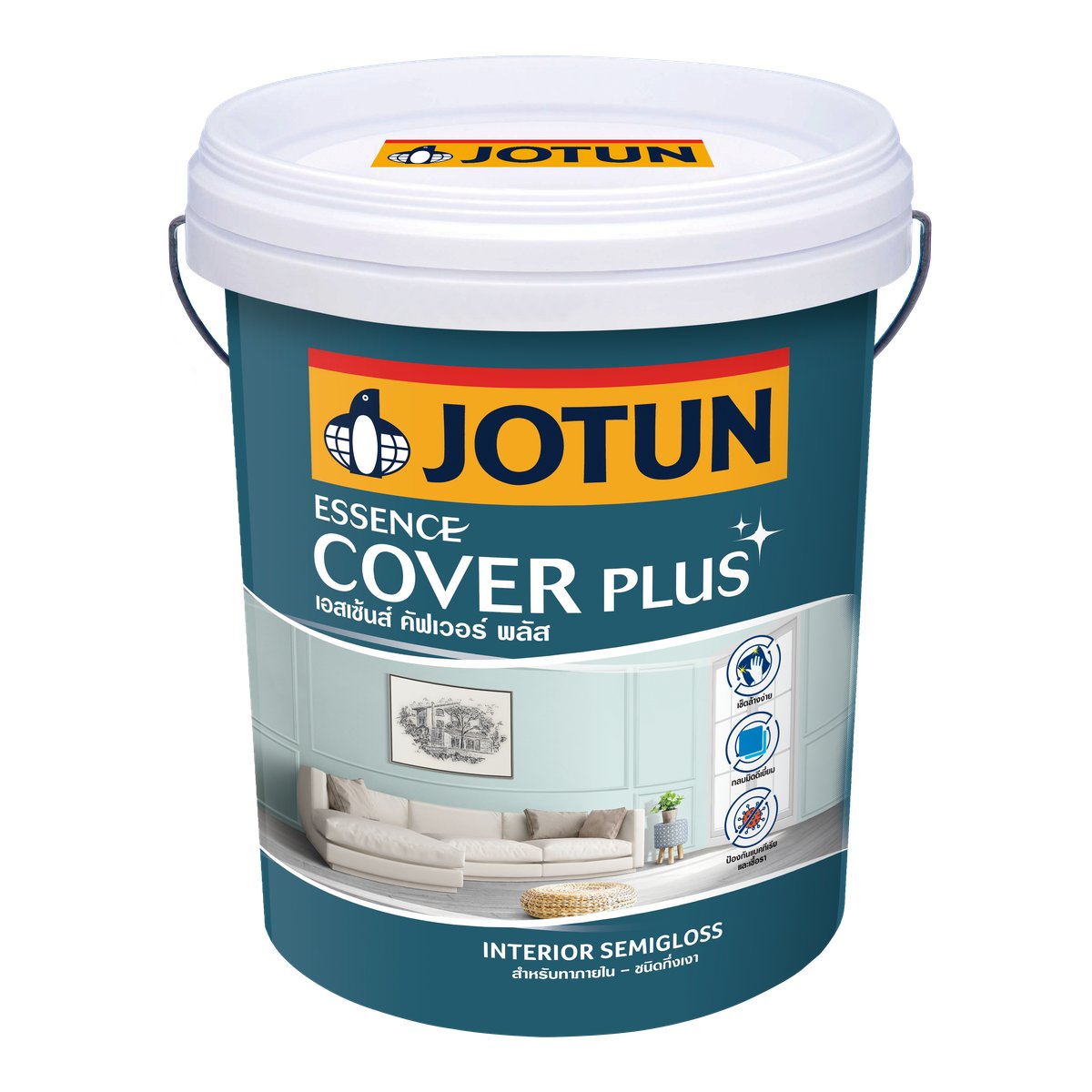 โจตัน เอสเซ้นส์ คัฟเวอร์ พลัส ชนิดกึ่งเงา (Jotun Essence Cover Plus Semigloss) ภาพที่ 3