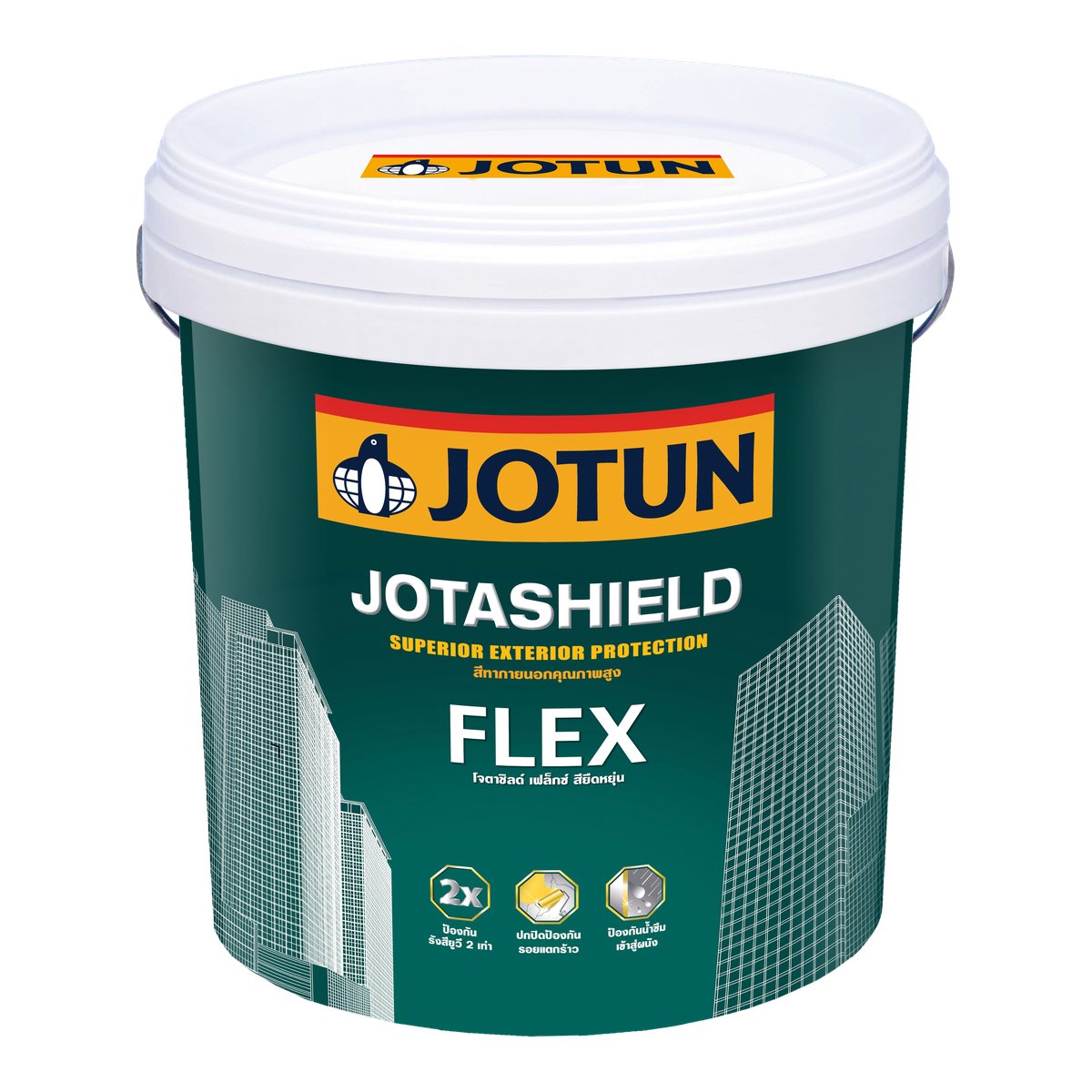 โจตัน โจตาชิลด์ เฟล็กซ์ สียืดหยุ่น (Jotun Jotashield Flex) ภาพที่ 2
