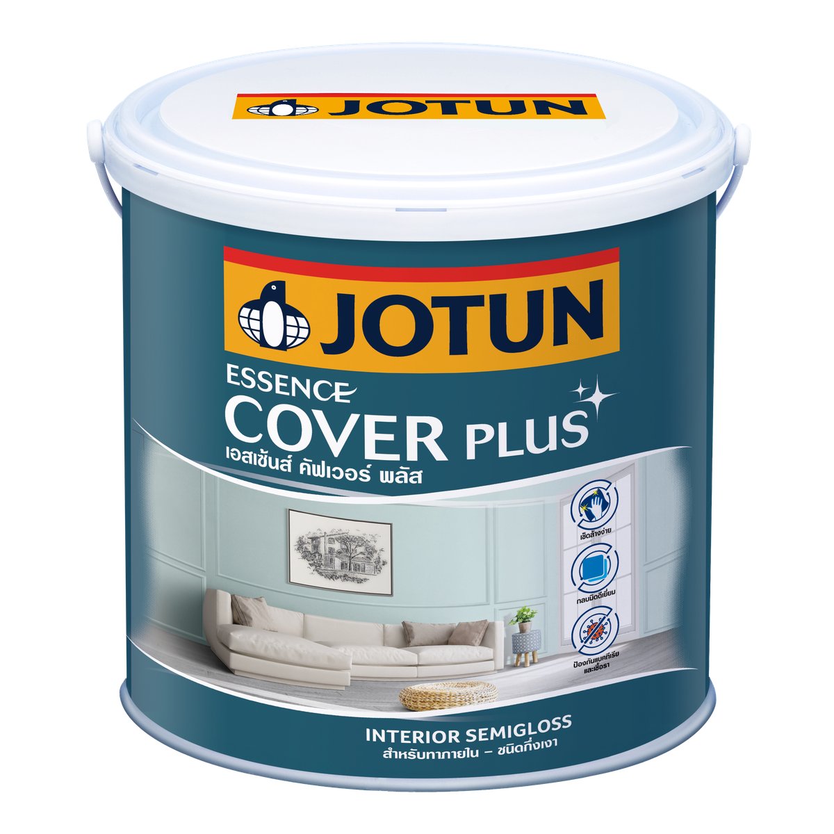 โจตัน เอสเซ้นส์ คัฟเวอร์ พลัส ชนิดกึ่งเงา (Jotun Essence Cover Plus Semigloss)